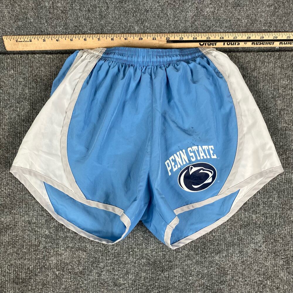 A4 Women's Penn State Athletic Running Shorts Size Small Blue‎ Polyester